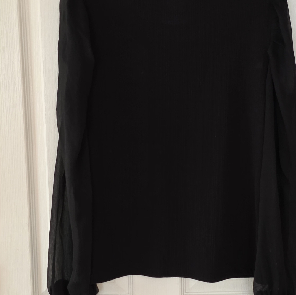Nine West Elegant Black Blouse - Picture 6 of 9